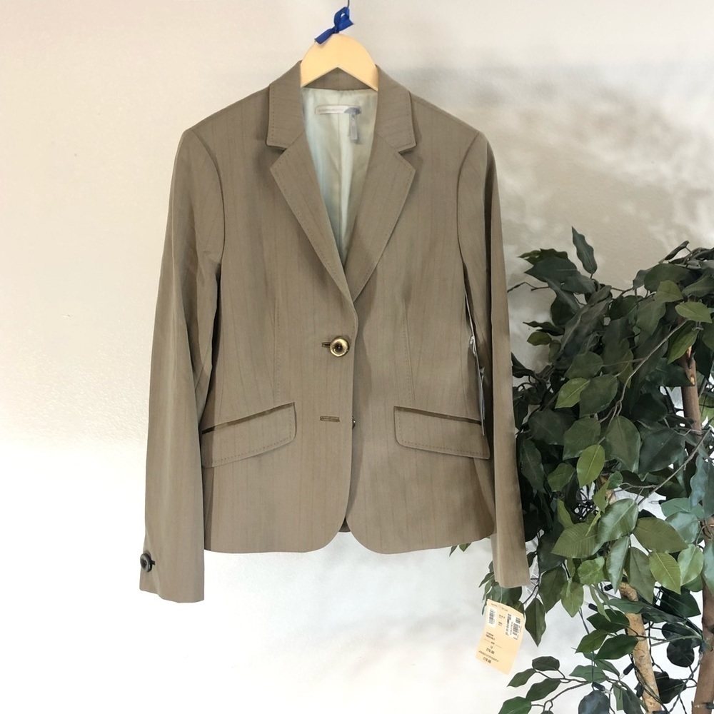 NWT Classiques Entier Brown and Blue Blazer